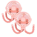 Ventilador Portátil para Carrito de Bebé | Recargable USB, 3 Velocidades y Rotación 360°