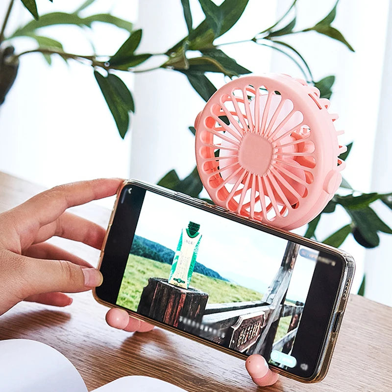 Ventilador Portátil para Carrito de Bebé | Recargable USB, 3 Velocidades y Rotación 360°