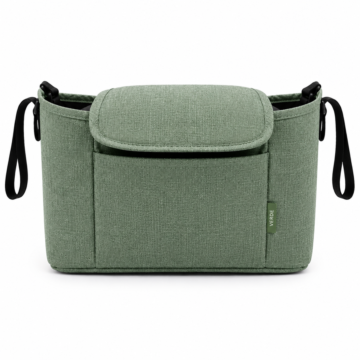 🍼 Organizador Universal para Carrito de Bebé Gran Capacidad con Portavasos