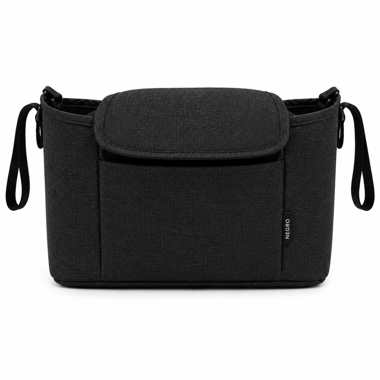 🍼 Organizador Universal para Carrito de Bebé Gran Capacidad con Portavasos