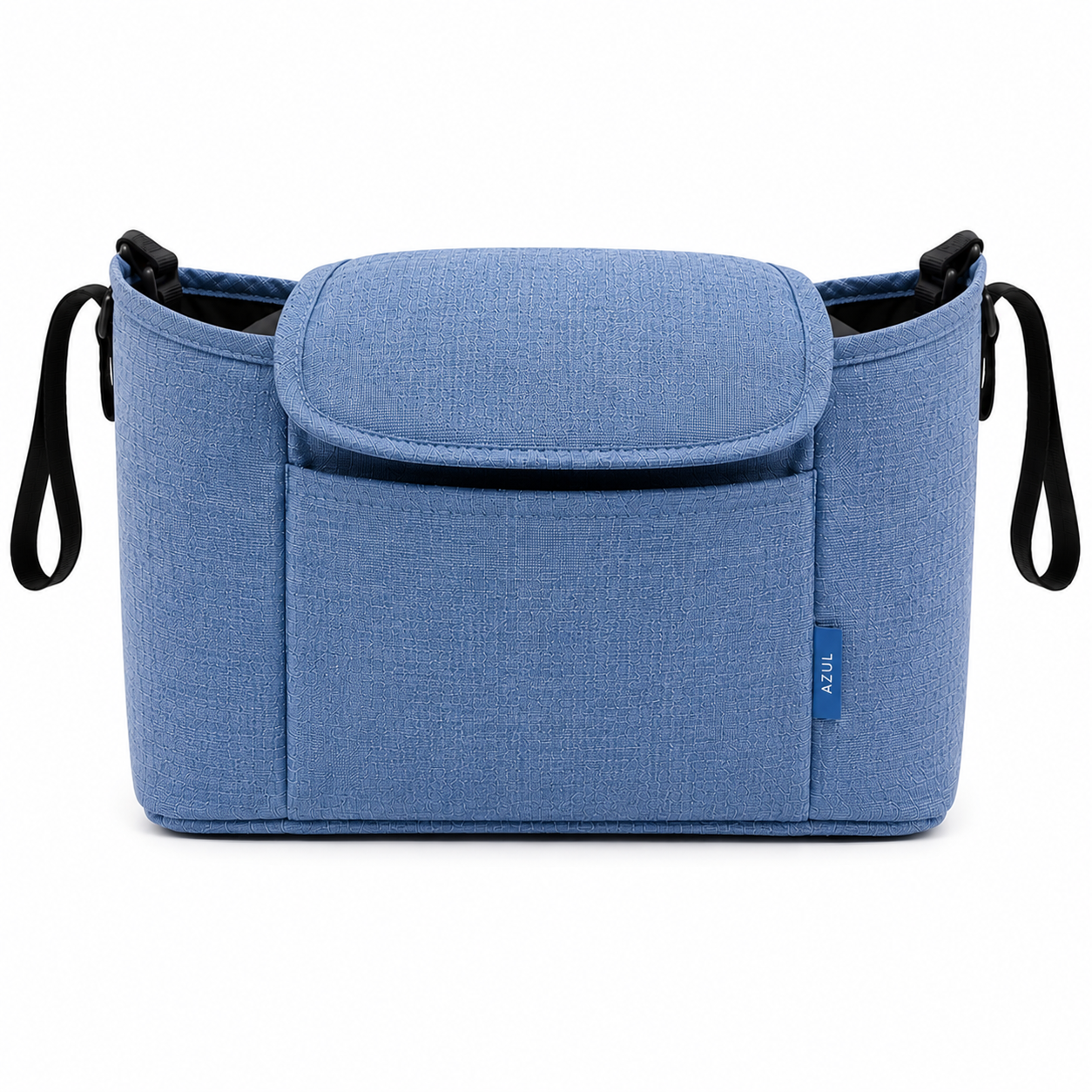 🍼 Organizador Universal para Carrito de Bebé Gran Capacidad con Portavasos
